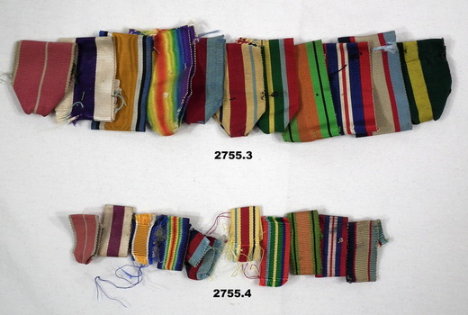 Original ribbons WW1, WW2, BEM, MC, MID