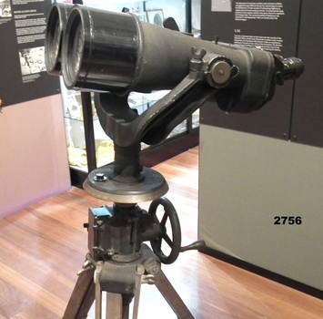 A pair of captured Japanese artillery binoculars from WW2.