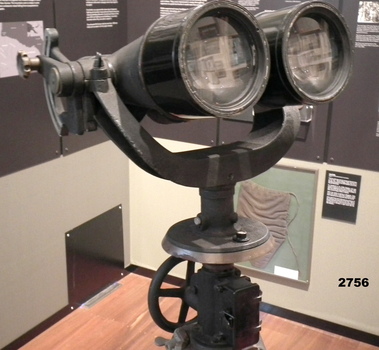 A pair of captured Japanese artillery binoculars from WW2.