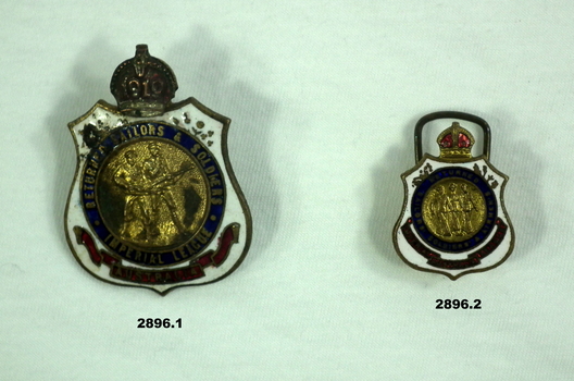 Two badges re the Membership of the RSL