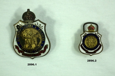 Two badges re the Membership of the RSL