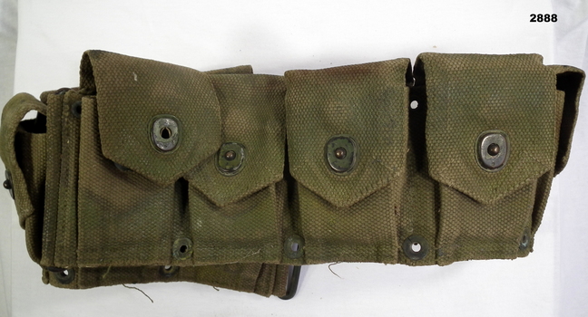 U.S pattern webbing ammunition belt.