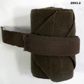 Pair of khaki colour leg Puttees.