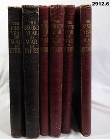 Set of six books, the 2nd WW in pictures.