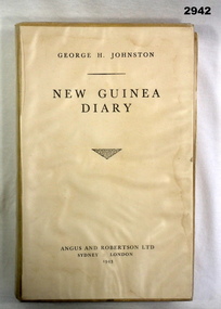 Book, New Guinea Diary 1943