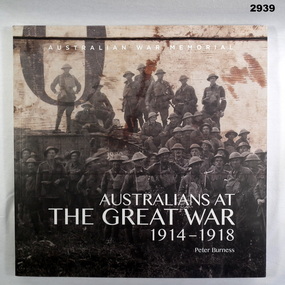 Book, the Australians at the Great War.