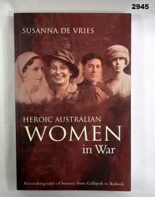 Book, heroic Australian women in war.