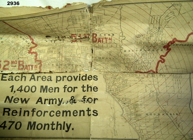 Map showing recruiting areas Australia.