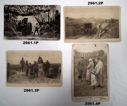 Series’s of 17 picture post cards from WW1.