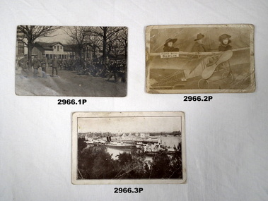 Three photo postcards from WW1.