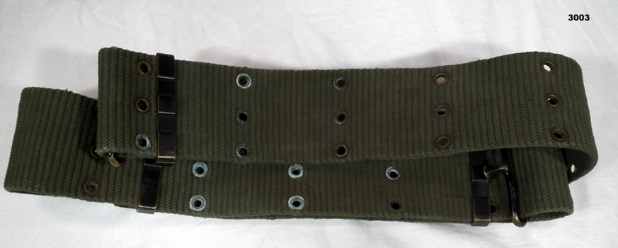 Basic webbing waist belt for equipment