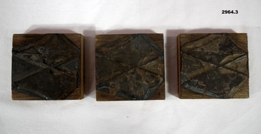 Three ink stamps re 38th Bn.