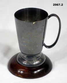 Mug with base relating to the 38th BN post WW1.