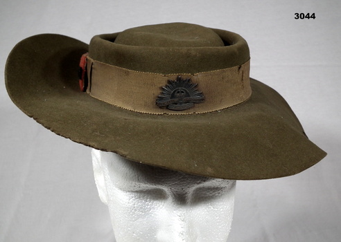 Australian Womens Army Service khaki hat WW2