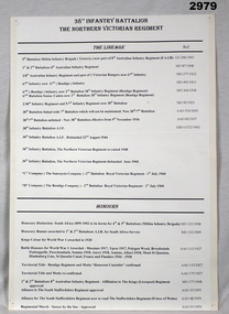 Document 38th BN lineage and honours.