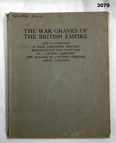 Book on the War Graves of the British Empire.