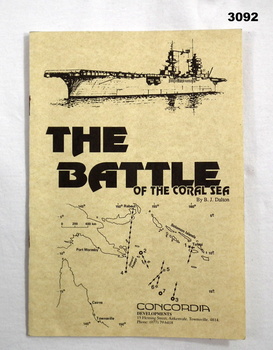 Booklet on the Battle of the Coral Sea WW2.