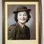 Photograph portrait of a WW2 service women.