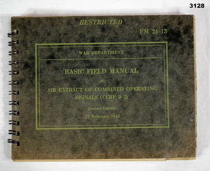 Manual re basic operating signals.