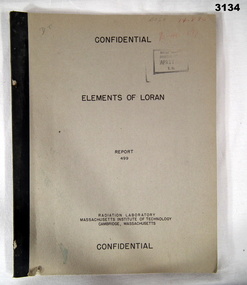 Book, US, LORAN report confidential.