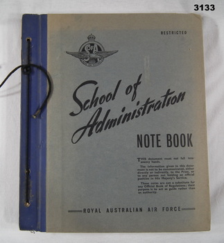 Book RAAF, School of Administration.