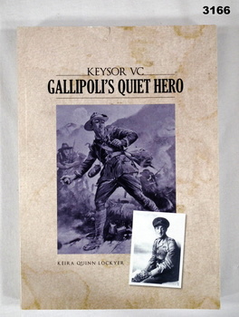 Book, Keysor VC and Gallipoli.