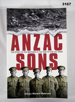 Book, Anzac sons, five brothers WW1.