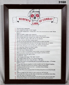 Document re Murphys Law in numbers.