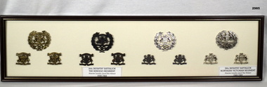 Badges relating to the 38th BN post WW1.