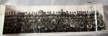 B & W panorama of a unit in WW@