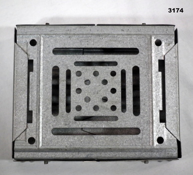 Galvanised HEXAMINE folding cooking stove.