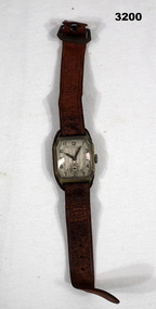 Rectangular shape wrist watch WW2 era.
