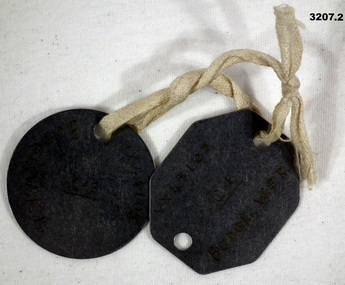 Accessory - IDENTITY DISCS, c.1939-1945