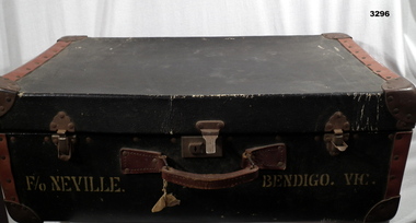 Suit case with RAAF name number WW2
