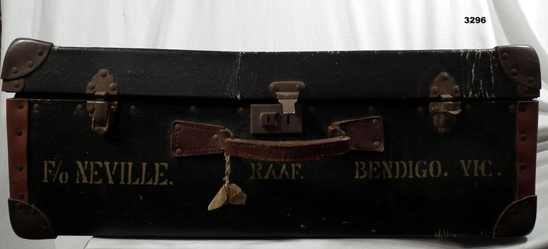Suit case RAAF with name and number WW2