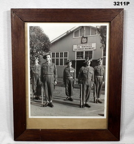 Photograph at Mollison Street Barracks Bendigo.
