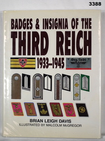 BOOK, Brian Leigh Davis et al, Badges & Insignia of the Third Reich 1933-1945, 1997