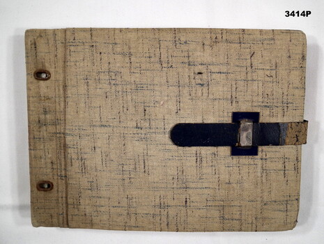 Small photograph album with scenes from the Middle East.