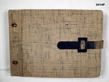 Small photograph album with scenes from the Middle East.