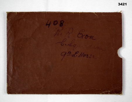 Sleeve for possibly a shaving mirror.
