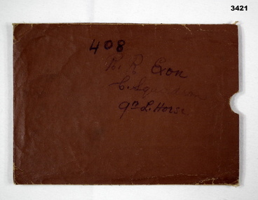 Sleeve for possibly a shaving mirror.