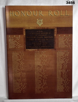 Book, HONOR roll of Victorian Golf Club.