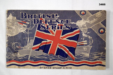 British defence series stamp album.