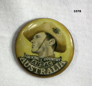 Badge, For King & Country, ANZAC.