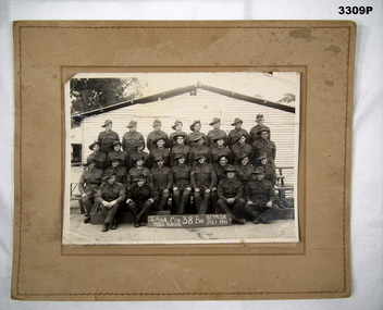 Photograph 38th Bn taken 1941.