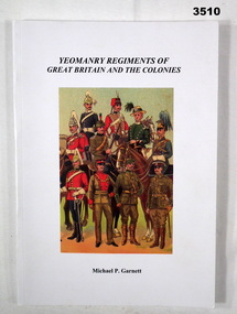 Book, Yeomanry regiments of Britain and Colonies.