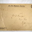 Envelope that holds a certificate re an Officer WW1.