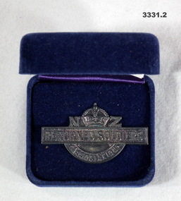 New Zealand returned soldiers association badge.