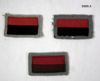 Colour patches 57/60th and 2/7th Battalians WW2
