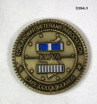 Medallion re the Korean War 1950 - 1953